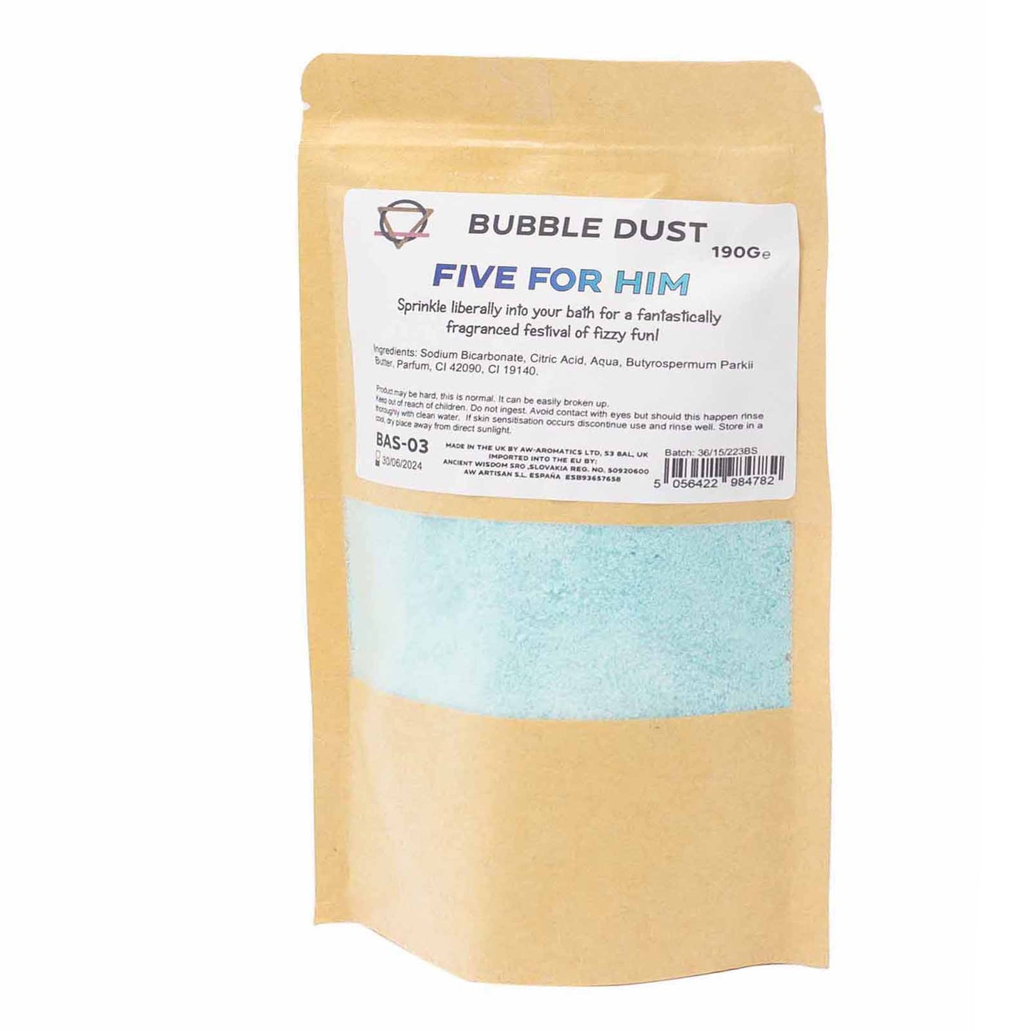 Polvo de Baño Cinco para Él 190gr